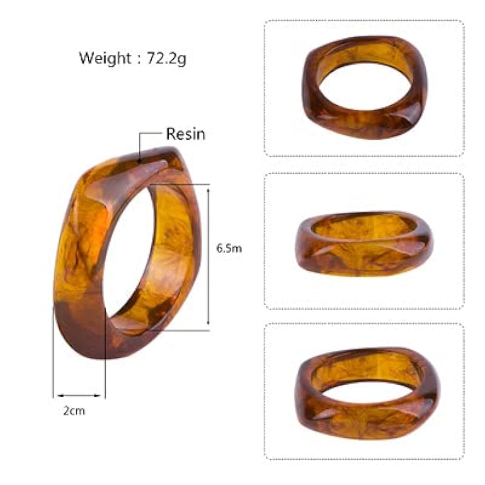 希少 MOUNTAIN RESEARCH ACRYLIC BANGLE Amazon.com: LKingel Acrylic Resin Chunky Bangle Bracelets